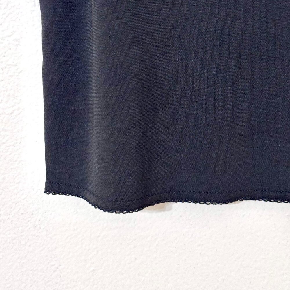 Vtg 90s Y2K Old Navy Stretch Pencil Skirt Witchy Whimsigoth Capsule Grunge Black - Picture 3 of 10